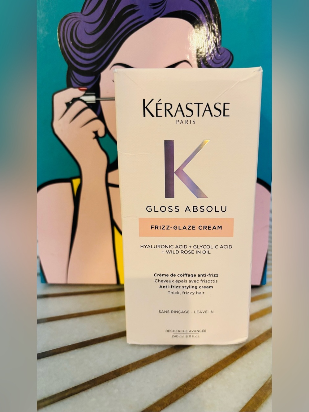 New & Sealed Kerastase Gloss Absolu Frizz Glaze Cream